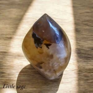 Golden quartz flame