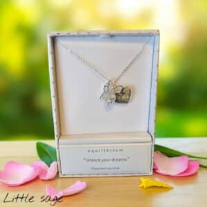 Lock Key with Message Necklace