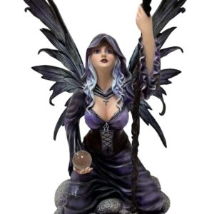 magic fairy with glass ball